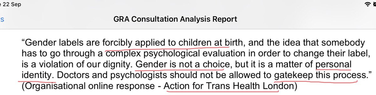Cant believe they didn’t do any Due Diligence on the bonkers Action For Trans Health group. Here observing and recording biological sex is described as “Gender labels are forcibly applied to children at birth”. No alarm bells ringing with this turn of phrase? None!
