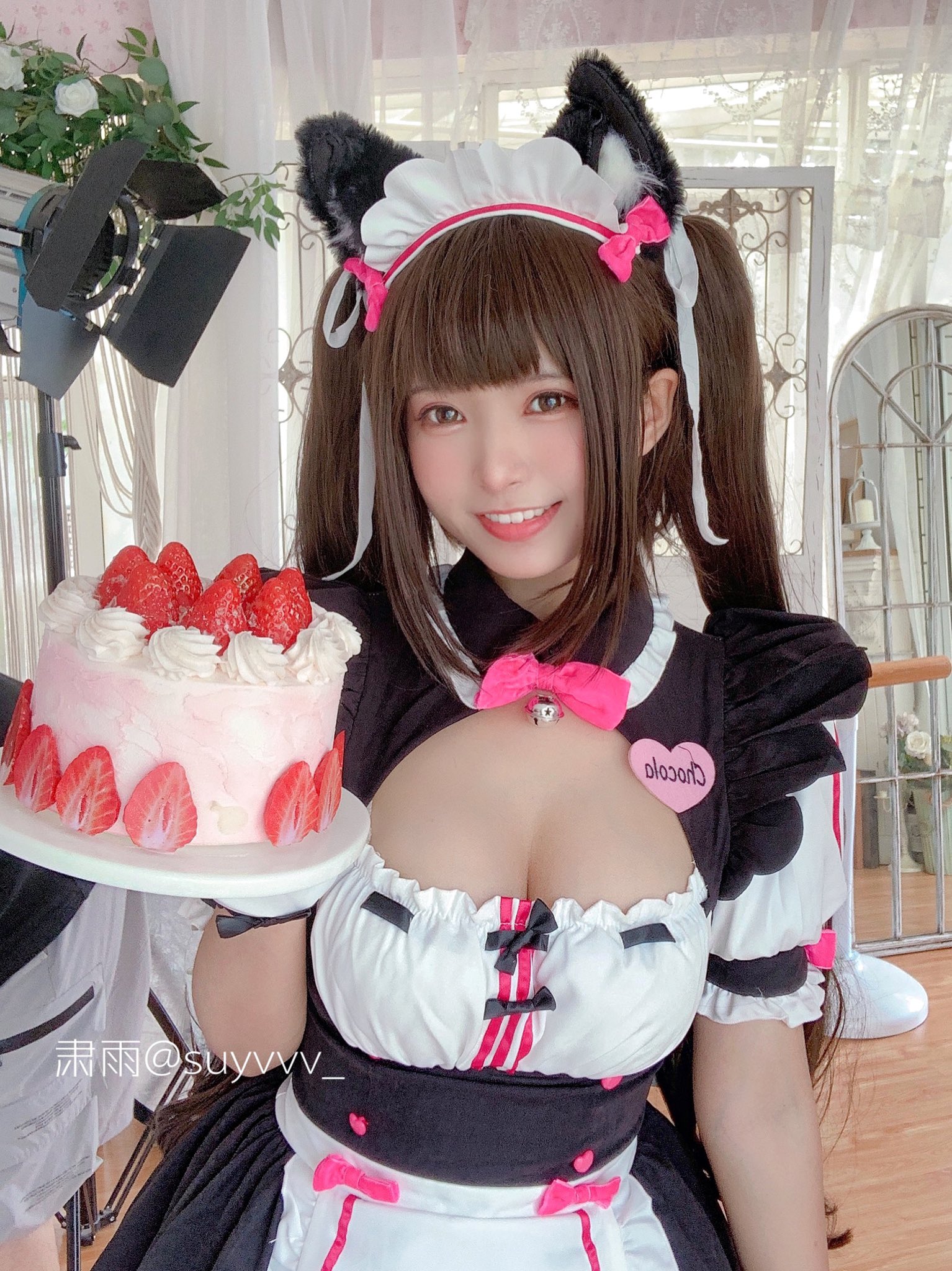 画像,🍫chocola~#ネコぱら #nekopara #네코파라 #コスプレ https://t.co/lMPL9y2W0N…