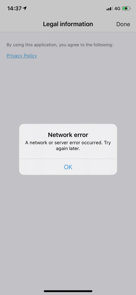 pp3's tweet photo. @smartthings I’m getting a “legal information” screen when launching SmartThings app and can not close it. Any ideas? https://t.co/t38IrY4mfc
