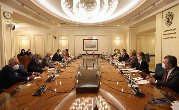 ReynoldMiguelD's tweet photo. El viceprimer ministro de Cuba, Ricardo Cabrisas Ruiz, visita la Federación de Rusia con el propósito de evaluar el estado de las relaciones económicas, comerciales, financieras y de cooperación.
 #SomosCuba #SomosContinuidad https://t.co/p7qihMuwHf