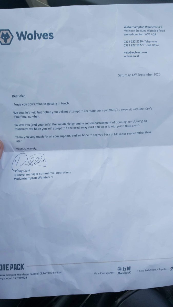 Well played, <a href="/Wolves/">Wolves</a>. 👌😂