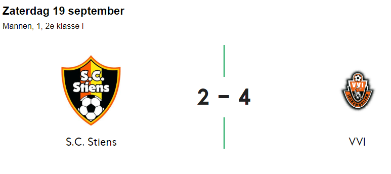 Niet het resultaat waar we voor gingen, maar genoeg dingen gezien waar we mee verder kunnen. Zaterdag uit naar <a href="/scJoure/">SC Joure</a> 💪⚽️⚽️
