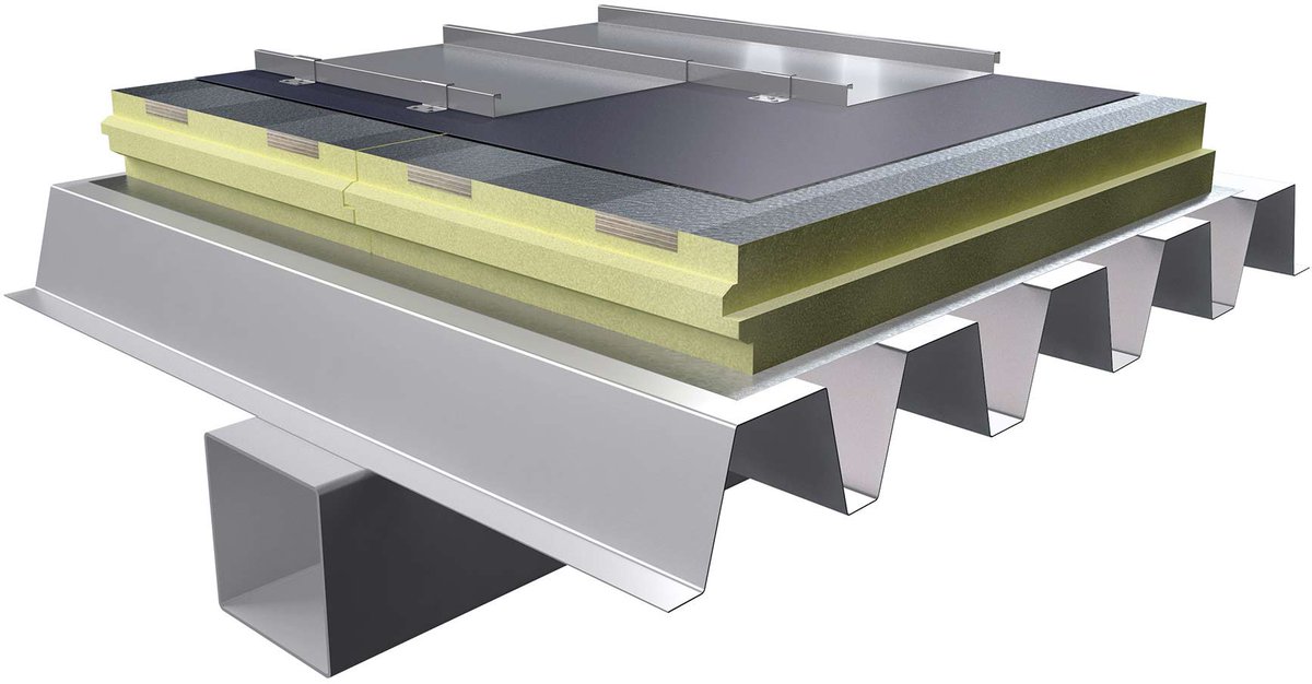 Plädoyer für PU-Dämmstoffe bei Metalldächern und -fassaden ➥ bau.st/3o5xd (siehe auch: #Metalldach #Dachdämmung <a href="/purengmbh/">puren gmbh</a>)