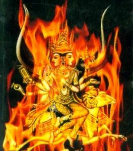 Whoever sits in front of Srihari Vishnu and recites the Agni Purana with full devotion, means that the man worships Shrihari through the Gyanyajnā, One who listen the shlokās of this purana gets the phalā of the तिल-सुवर्ण Daan