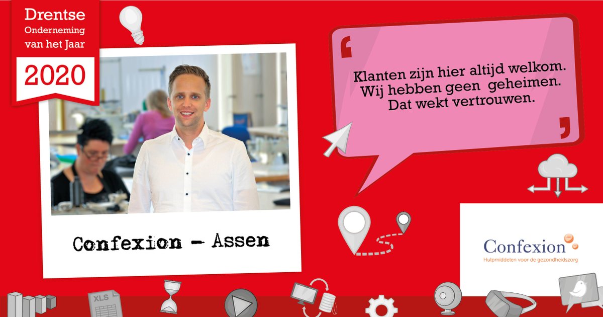 dovhj's tweet image. Even voorstellen: één van onze trotse genomineerden!

Lees het gehele interview met Confexion op onze website!

🌐 drentseondernemingvanhetjaar.nl/confexion/