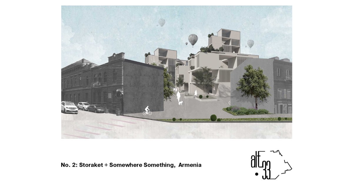 Երկրորդ մրցանակը շնորհվեց Storaket+Somewhere Something հեղինակների խմբին (Հայաստան). The Jury of Alternative 33: an ideas competition for the urban revitalization of district 33 (Firdusi) awarded the 2nd place to the project presented by “Storaket+Somewhere Something” (Armenia).