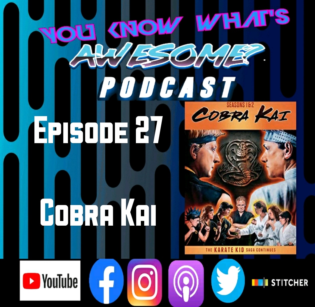 know_pod's tweet photo. 🔥hot episode  on the phenomenon Cobra Kai....don't miss it. Available everywhere. 
https://t.co/8i7pA7CogU
#80s #awesomevideo #70s80s90s #80s_renegade #80s_forever #awesome #80s_90s_00s #80s_sounds #awesome_band  #awesome80s  #movie #music #pop #CobraKai #thekaratekid https://t.co/5lChXz819c