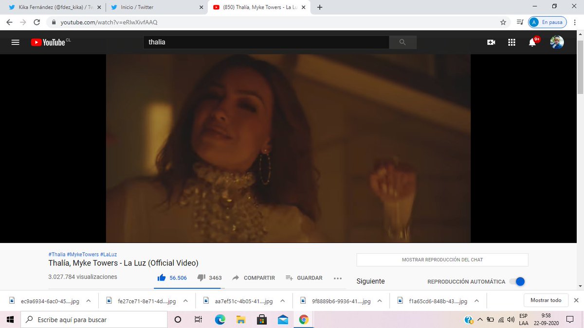 nikoaguiluz's tweet photo. Sigo reproduciendo #LaLuz 
@thalia @myketowers
 vamos por 5 millones  no paremos reproducir a punto de lograr #3Millones  https://t.co/hBcYdMwI7V hasta lograrlo 
@SonyMusicChile  @SonyMusicChile 

#ThaliaLaLuz #ThaliaZoom #5MLaLuz #CTNH2 https://t.co/N46b9mCV1h