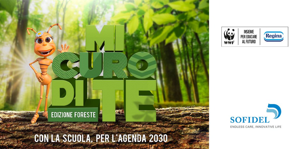 Sofidelsharing's tweet photo. Al via la nuova edizione di "Mi Curo di Te", il programma educativo gratuito per la scuola promosso da @WWFitalia e @Regina_eu_it per scoprire, conoscere e amare il nostro Pianeta a partire dalle #foreste e dall’Agenda ONU 2030
https://t.co/y1lpN23T6G #MiCurodiTe #SofidelNextGen https://t.co/Z6aZ4gzEcY