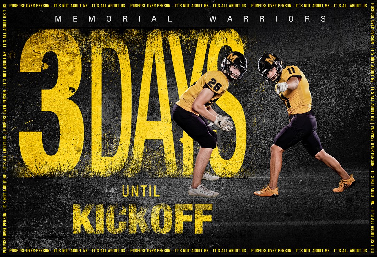 diazvic50's tweet photo. 3 DAYS UNTIL KICKOFF!!!! @FMHSRecruits @FriscoMemo_FB @jeremylau111 @jakeherzog26 https://t.co/oA7mIFc0U2