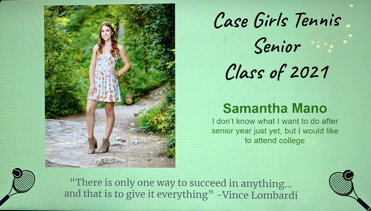 Class of 2021...Samantha Mano