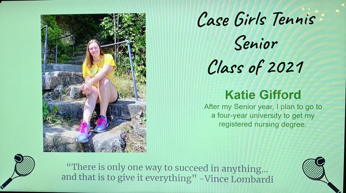 Class of 2021...Katie Gifford