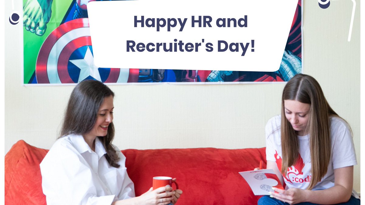 CodicaCom's tweet photo. We know we're a bit late, but still - happy #HR and Recruiter's Day! 😉
Thank you very much to our HR and #Recruitment team!
You are the best! ❤️
#CodicaCom #dreamteam #recruiterday #HRday https://t.co/RUYEpheCXX