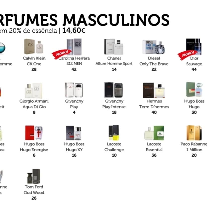 Perfumes com fragrâncias incríveis... Pede já o teu!