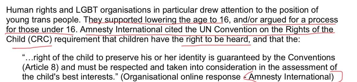 Now Amnesty International weighing in re transing kids. . Children have a right to grow up and not be medicalised to the point of sterility when they may simply be Lesbians, Gay Males, Autistic or girls in flight from their sex cos SEXism.