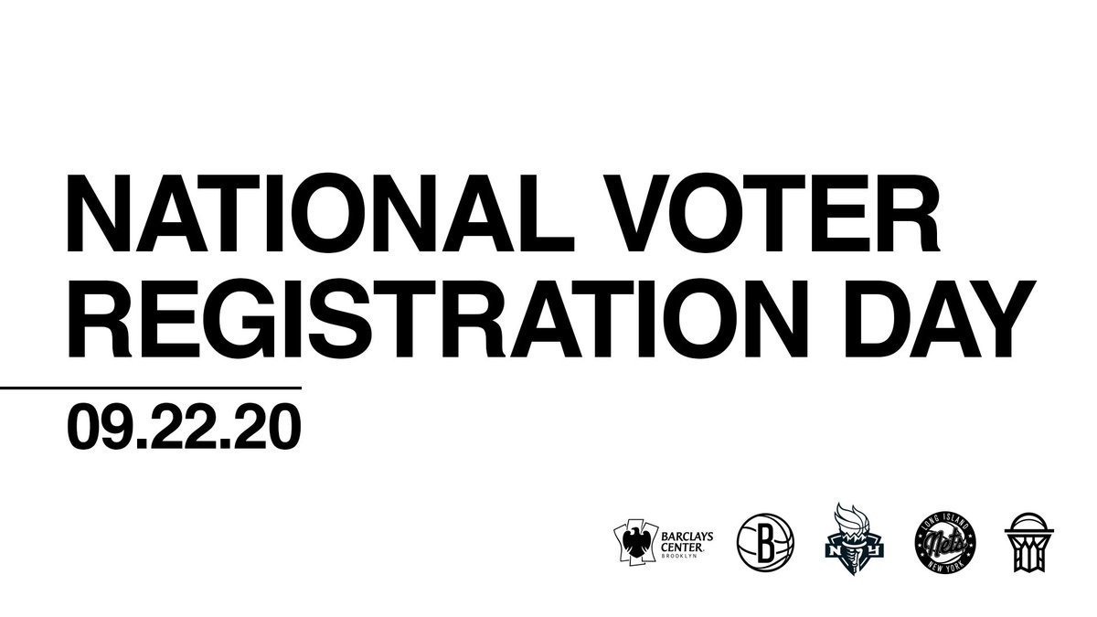 Today is National Voter Registration Day! Register now and make an impact for our future.
For more info check: https://t.co/LGgAglS1fS https://t.co/zrFUEAjMvY