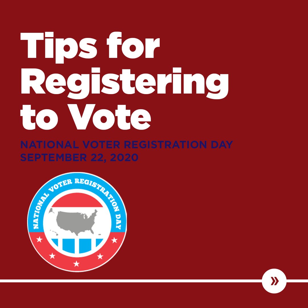It's  #NationalVoterRegistrationDay  ! This year, let's make sure  #votingisafamilyaffair and make sure everyone in your household is registered to  #vote  . Here's 9 tips for registering to vote in Tennessee: THREAD 