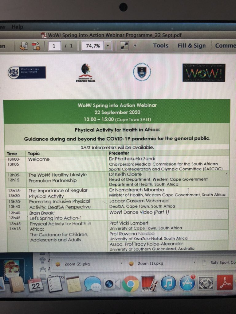 phatho_z's tweet photo. Today we #SpringIntoAction talking Physical Activity for Health In Africa. It’s been incredible to MC this webinar with amazing speakers introducing 2 new policy briefs &amp; sharing experiences on how to improve &amp; amplify PA community interventions. #WowAction #MoveForYourHealth https://t.co/aHu6fODu5E