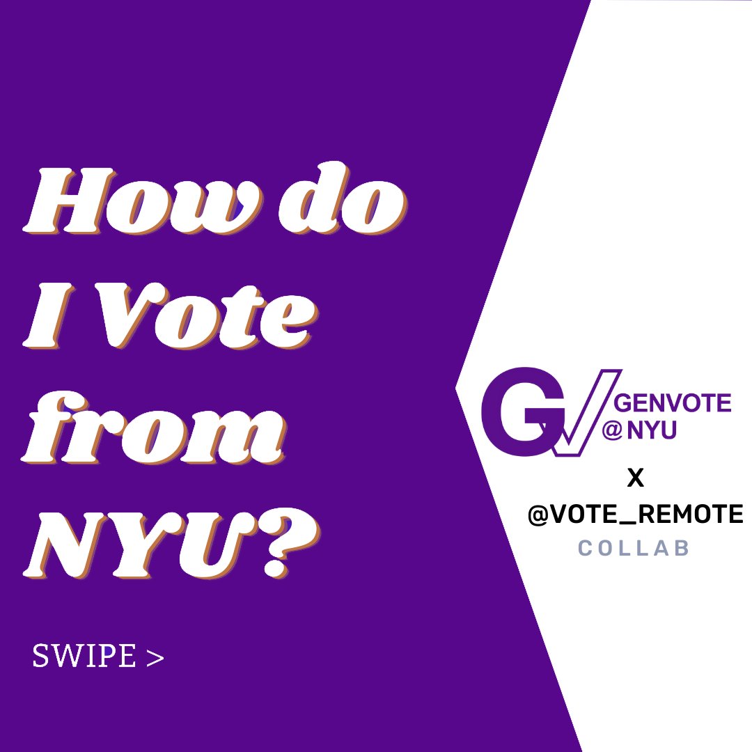 GenVoteNYU's tweet photo. Today is #NationalVoterRegistrationDay , so we partnered with @vote_remote to help NYU Students Register to Vote and Request their absentee ballots. Want to register to Vote? Click the link in our bio! 
#nyu #voting #collegevote #nyuvotes #genvote #GOTV #student #Students https://t.co/ETyWDcny2T