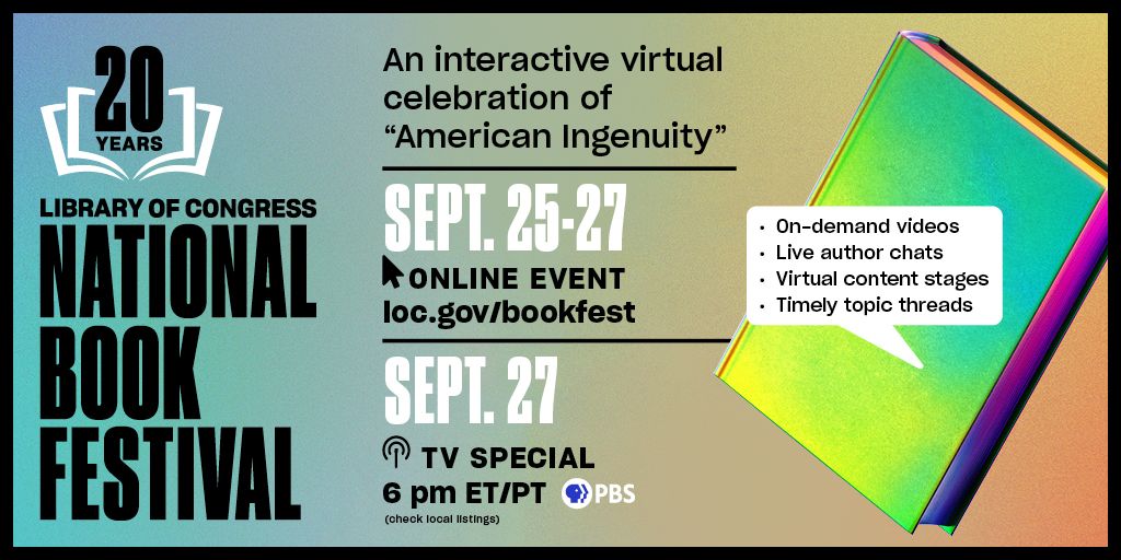 Dutton Books (@duttonbooks) on Twitter photo Join the first-ever <a href="/librarycongress/">Library of Congress</a> #NatBookFest, taking place Sept. 25-27. Learn more and mark your calendar to watch a live Q&A w/ THE PRESIDENTS VS. THE PRESS author + presidential historian <a href="/HaroldHolzer/">Harold Holzer</a> on 9/26 (1 pm EDT): loc.gov/bookfest Join the first-ever <a href="/librarycongress/">Library of Congress</a> #NatBookFest, taking place Sept. 25-27. Learn more and mark your calendar to watch a live Q&A w/ THE PRESIDENTS VS. THE PRESS author + presidential historian <a href="/HaroldHolzer/">Harold Holzer</a> on 9/26 (1 pm EDT): loc.gov/bookfest