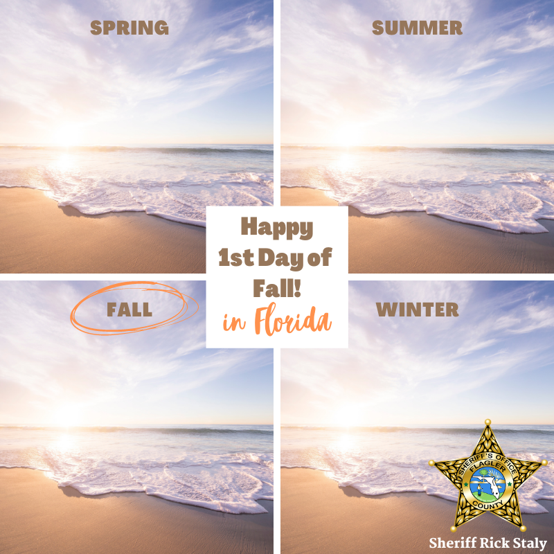 FlaglerSheriff's tweet image. Happy 1st day of Fall, Flagler County! #FCSO #FallInFlorida 😎🌴☀️