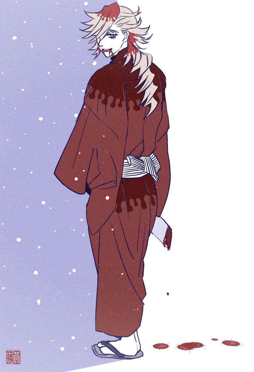 皆のろくどまが見たい 見返り美人鬼ぃさん 蒔田 のイラスト