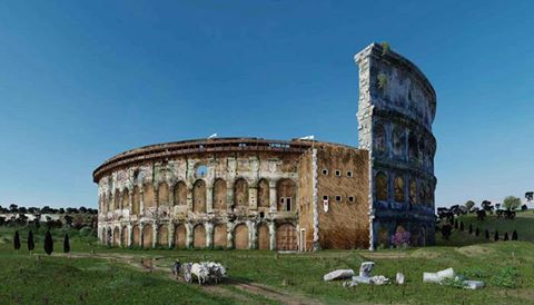 Il #Colosseo fu tantissime cose nel corso dei secoli, poiché cambiò spesso destinazione d'uso. Nel corso del #Medioevo, ad esempio, divenne una proprietà privata e fu fortificato. Per saperne di più cliccate sul seguente link: facebook.com/gianlucaguidat… #unaguidaturisticaroma #roma