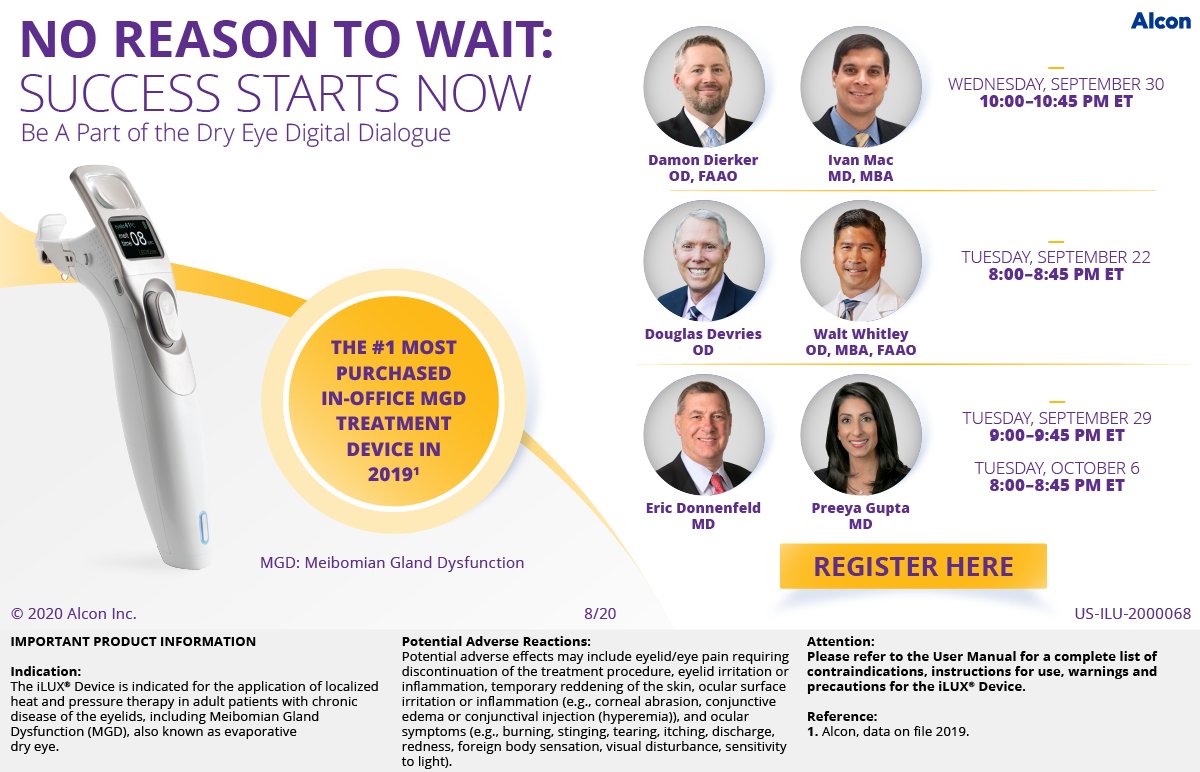 Intrepid_Eyes's tweet photo. Check out my latest article: No Reason to Wait: Expanding Your Practice with Alcon and Systane® iLux® https://t.co/bZ8qZ4s5kw via @LinkedIn #Ad #Alcon #SystaneiLUX #Expandyourpractice #MGD #RootCause #DryEye #iluviLux #SeeBrilliantly #DEEP https://t.co/rCc7j686E4
