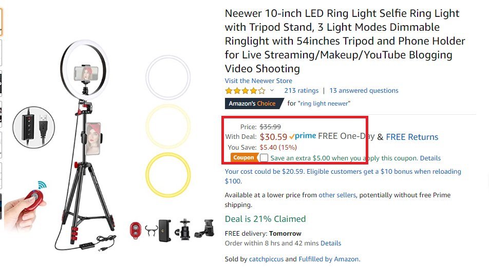 No. No. I am sick of this shit. This is predatory market capture.$200 for a ring light...$200. I see a single streamer on this platform pimping this piece of gear to new streamers as something they need and I will make it my goal to to constantly point out your bullshit.  https://twitter.com/elgato/status/1308394891463057408