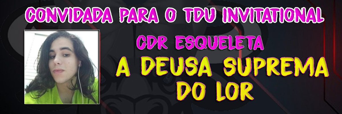CornesRuneterra's tweet photo. A nossa Guerreira @EsqueletaLor está confirmada no @EsportsTdU invitational, parabéns e muito boa sorte em mais esse torneio nossa guerreira. https://t.co/HPuenaNRTx