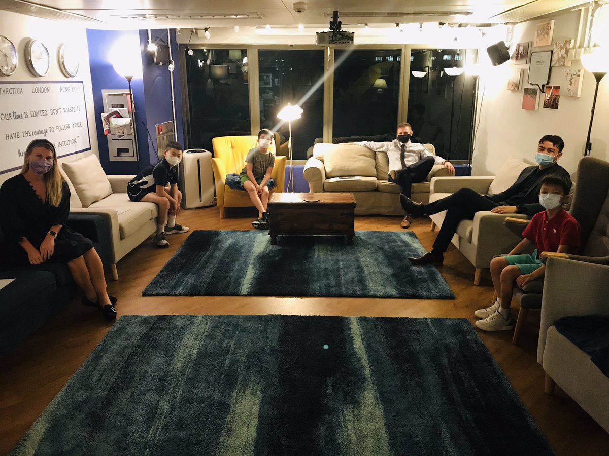 HHKSShackleton's tweet photo. The start of an exciting journey for our Year 6s this evening as they quickly land on their feet and make the House their own. Welcome #boyofshackleton to boarding! @Harrow_HK @HeadHarrowHK #FortitudineVincimus https://t.co/3ivnGXy5g0