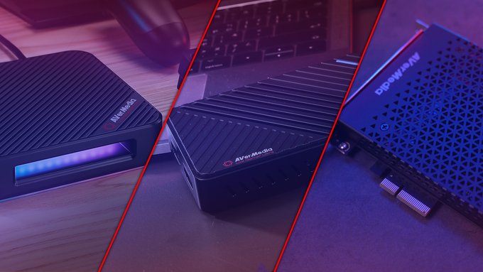 AVerMedia_DE's tweet photo. Freut ihr euch auch so auf die neuen Konsolen wie wir?

Stellt sicher, dass euer Setup #4kReady ist mit unserer Thunderbolt 3 Live Gamer Bolt (links), der USB 3.0 Live Gamer Ultra (mitte),  oder der PCIe Live Gamer 4k (rechts).

Mehr: https://t.co/fSbZbBTCcG https://t.co/huYSh5jjAN
