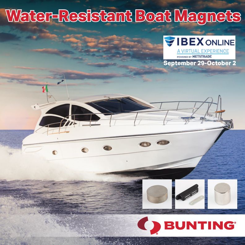 Bunting_ElkGrov's tweet photo. We are ready for @IBEXShow Sept 29 - Oct 2 #IBEXVirtual. Rust Free Samarium Cobalt Magnets, N52 #Neodymium Magnets, and Latch & Cabinet #Magnets. Learn more ➡️ https://t.co/yFdgHI0W94
#Bunting #ElkGroveVillage #IBEX2020 #BoatShow #BoatMagnet #RareEarth #boatbuilding #marine https://t.co/Zo4zBgywGn