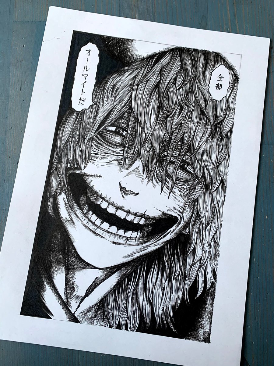 ヒロアカ「#全部模写 固ツイ用です。 伸ばしてくれたら嬉しいですー