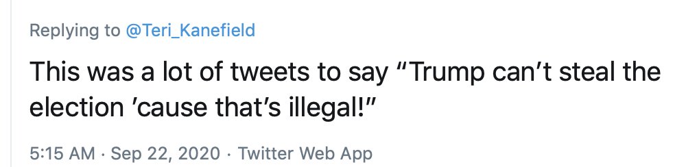 They understand that Fox survives by keeping its viewers terrified and therefore addicted. They don't see how their own fears are also manipulated for profit.Here was one response to this threadWe should be worried . . .