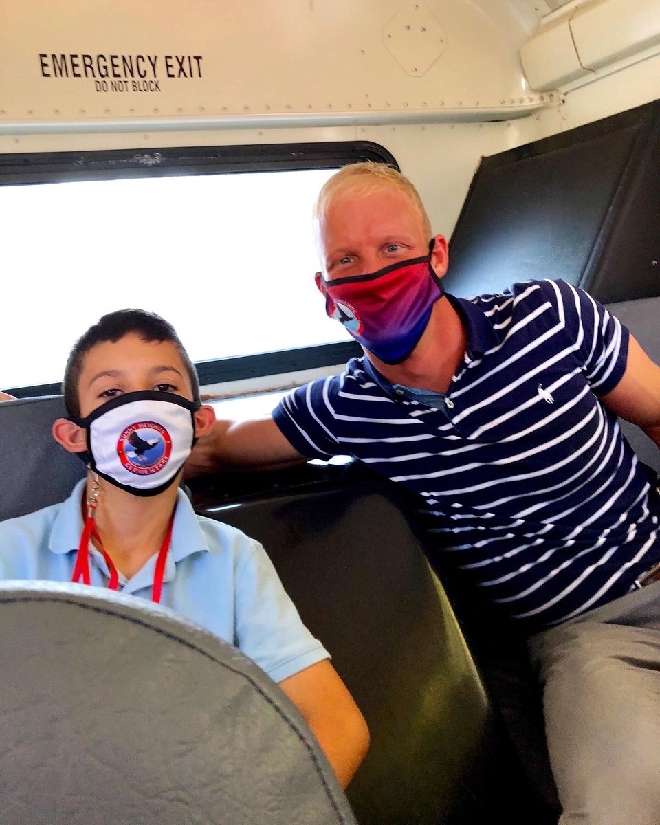 EckerDustin's tweet photo. “Mr. E - if our bus driver is cool with it and you don’t have a meeting, will you PLEASE ride the bus home with us today?”

“I don’t have any meetings today so as long as she’s good with it, I’m down.”

It was a HOT ride home but I’m thankful for our awesome bus drivers who https://t.co/yn76NG7TmQ