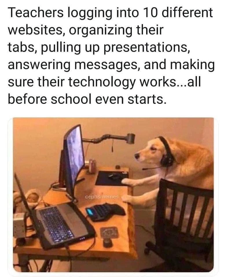 TeacherProbs's tweet photo. Every morning. #TeacherProblems #VirtualTeaching https://t.co/tv8Lv2CHBd