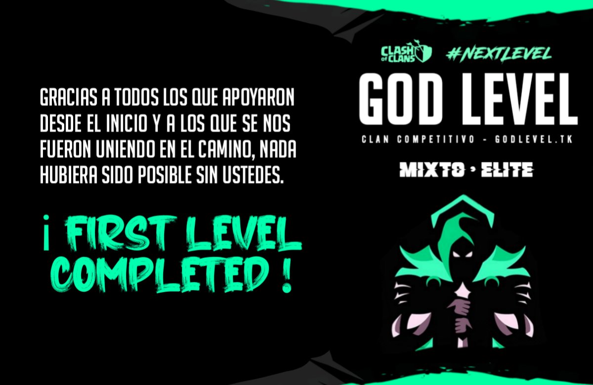 Y sin darnos cuenta se pasó ya un año desde que empezamos con este sueño, compartimos victorias y derrotas la cual nos hizo cada vez más fuerte y unidos. Por siempre #GodLevel 🤜🤛