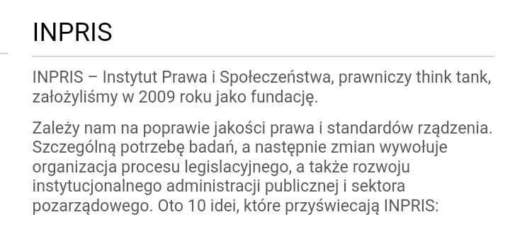 KastaWatch's tweet photo. NEWS ⚠️ Skrajnie upolityczniona organizacja #INPRIS otrzymała 300 tysięcy złotych dotacji od 👉 @MKiDN_GOV_PL i @PiotrGlinski ⚠️ #INPRIS od lat walczy z rządem i reformą wymiaru sprawiedliwości ‼️⤵️ https://t.co/xaa6AaUrJm