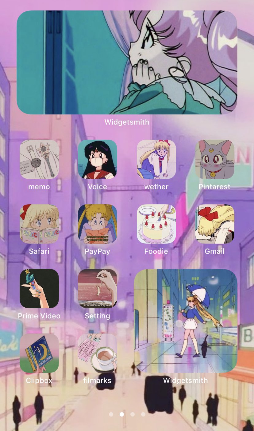 大場まりあ みて 私のiphoneのホーム画面 セーラームーン仕様でめちゃめちゃ可愛いくなった 通知表示されないのが難点だけどかわいい めっかわ T Co C3pglzqefo Twitter