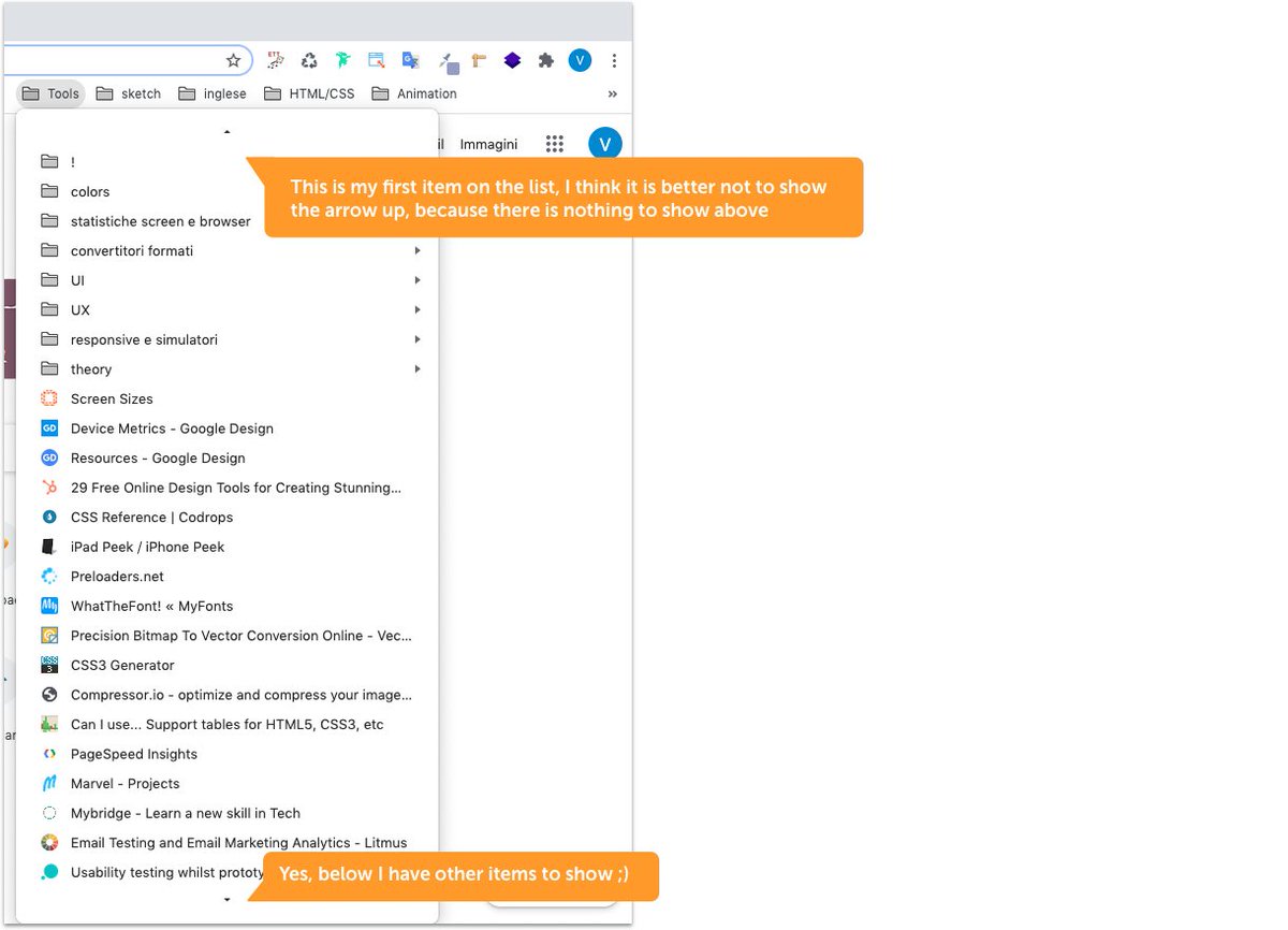 valy's tweet photo. @googlechrome I have a little tip for bookmarks😆 https://t.co/we89mAeJPz
