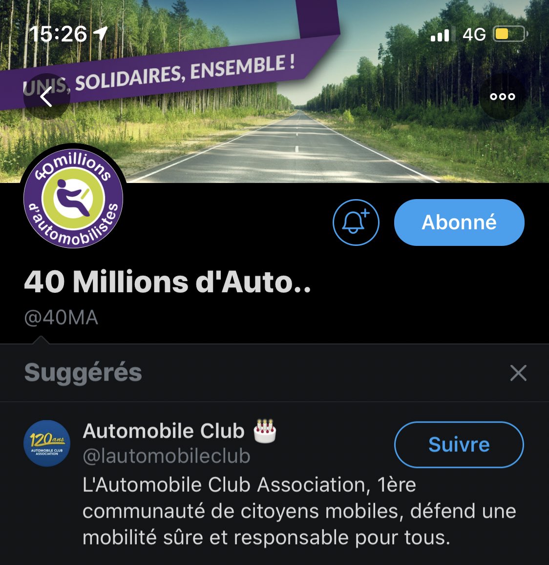 PuissantLobby's tweet photo. Aussitôt abonné, aussitôt bloqué.
L’automobile est aux abois, acculée, pourchassée jusque dans les moindres recoins des zones commerciales de périphérie, elle a PEUR de notre #hyperpuissance! https://t.co/0nLFYRBeXW