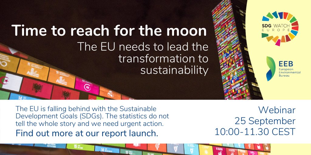 With only a decade left to achieve the Sustainable Development Goals, Europe is falling behind and EU statistics paint a distorted picture of progress. 

Find out more at the launch of 'Time to reach for the moon'. 
Register here: docs.google.com/forms/d/e/1FAI…
#DecadeOfAction #SDGs4All