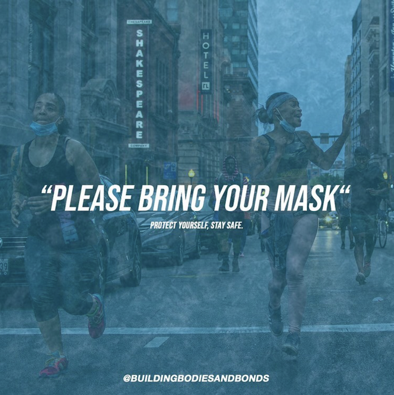 DTLRVILLA's tweet photo. On Tuesday’s We Run🏃🏾‍♂️&amp; Ride🚴🏾‍♂️

🕠  Please try to arrive by 5:30pm and don't forget to bring your mask 😷 

🏃🏾‍♀️ Let’s take over the streets a few more times before this weather really breaks!

@cool_ant @daretoliveright 💪🏾 

#DTLR #DTLRRunClub #HealthyLiving #BaltimoreRuns https://t.co/CmbB1mbIrJ
