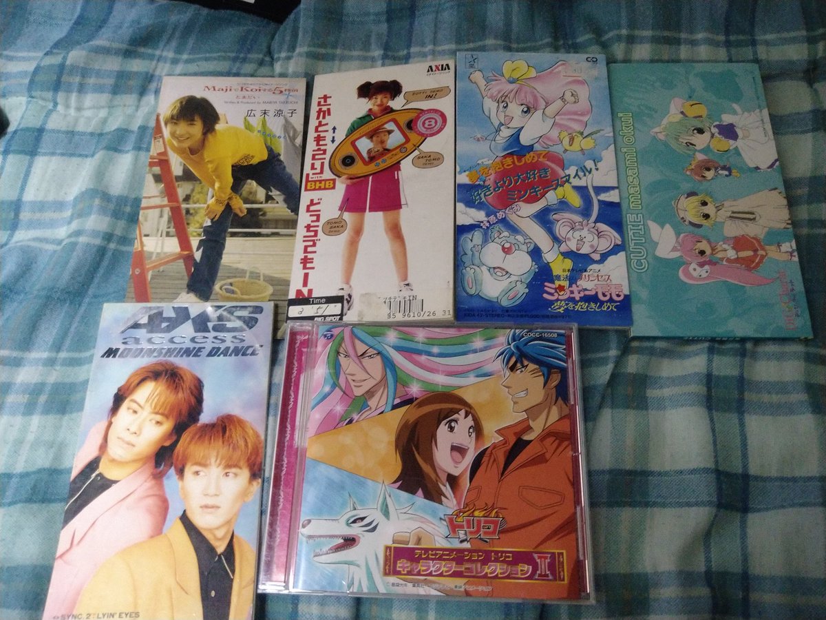 けんぞ 6 26 As家 アニさくで買ったcd ミンキーモモのopは激アツ あと トリコのティナ Cv水樹奈々 の キャラソン持ってなかったアドです