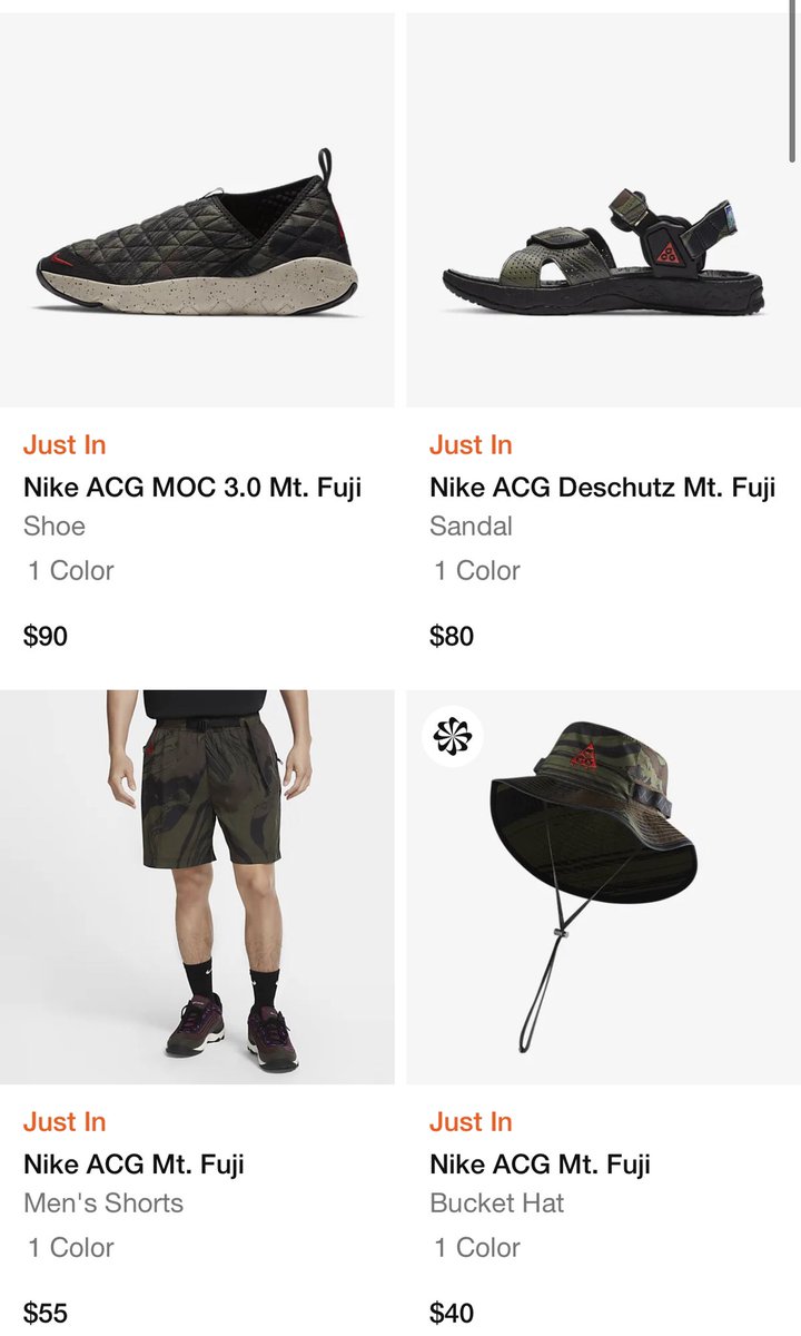 nike acg fuji bucket hat