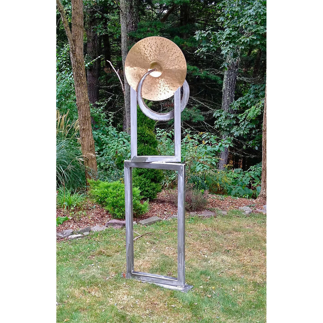 SculptorsGuild's tweet photo. Work by Janet Rutkowski from the SG virtual exhibition Metalworks: Matter &amp; Space.       

View here: https://t.co/O0AZchwGVa
More work from Janet here: https://t.co/5L2zvHh0mJ
#sculpture  @steelyjan38_bfdstudios #metalsculpture #contemporaryart #installationart #outdoorsculpture https://t.co/UkVs6PhFOb