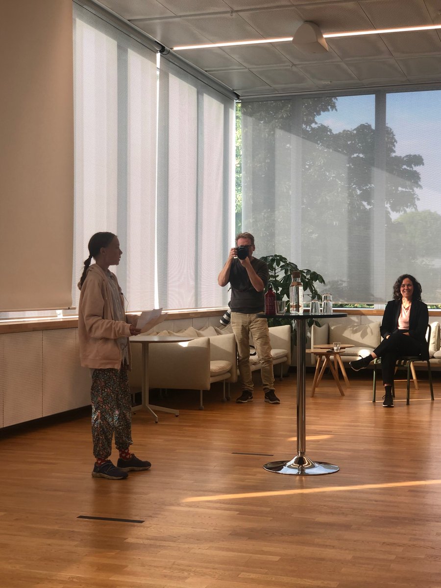 Besök just nu på DN av <a href="/GretaThunberg/">Greta Thunberg</a> som talar om klimatförändringen och journalistiken.