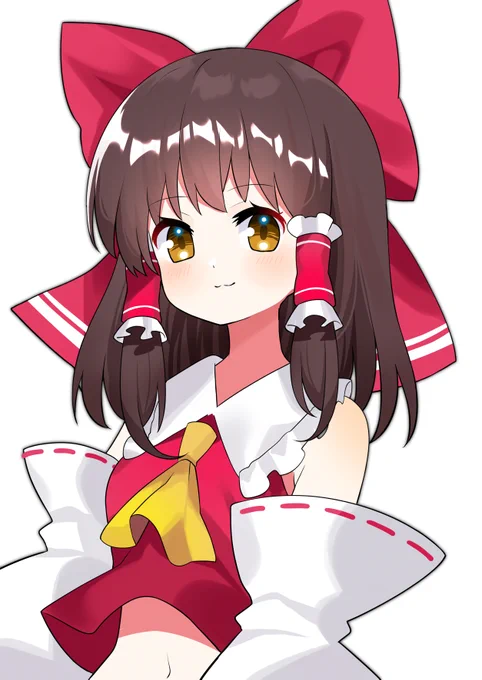#深夜の真剣お絵描き60分一本勝負
霊夢ちゃん 