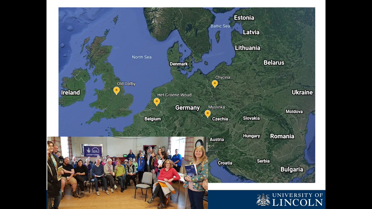 CarenzaLewis's tweet image. Just enjoyed recording a 3-handed talk for @collectionusher luncthtime talk with @unilincoln colleagues about community #archaeology #testpit excavations - part of a 4-country @ahrcconnect project linking #OldDalby, Leicestershire with Netherlands, Czech Republic and Poland...